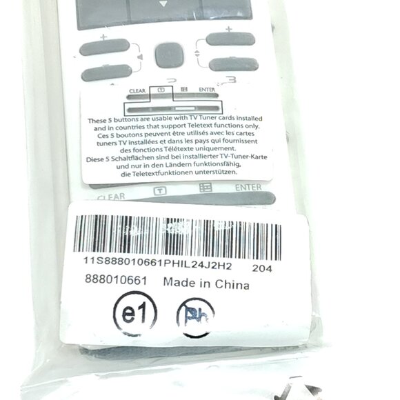 Lenovo Philips 888010661 Win7 Remote Control A720 43 Buttons NEW in Package - Picture 2 of 4